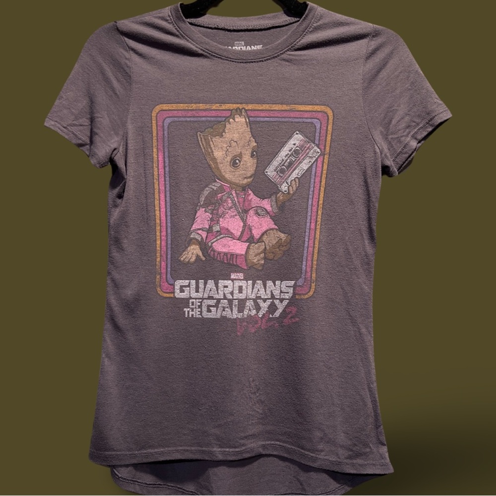 XS Marvel Guardians of Galaxy knit tee